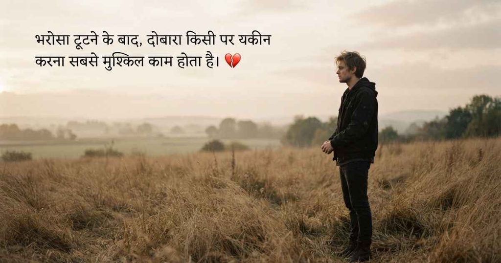 Bharosa Tootne Ki Shayari