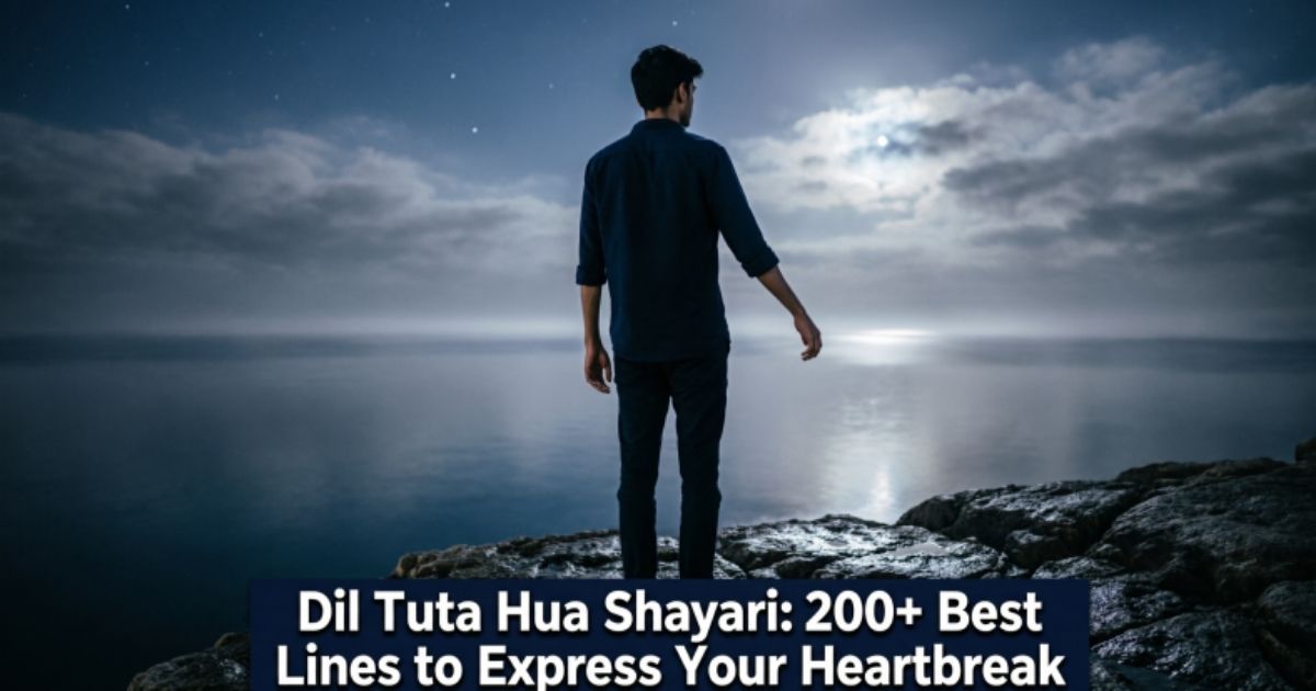 Dil Tuta Hua Shayari: 200+ Best Lines to Express Your Heartbreak 