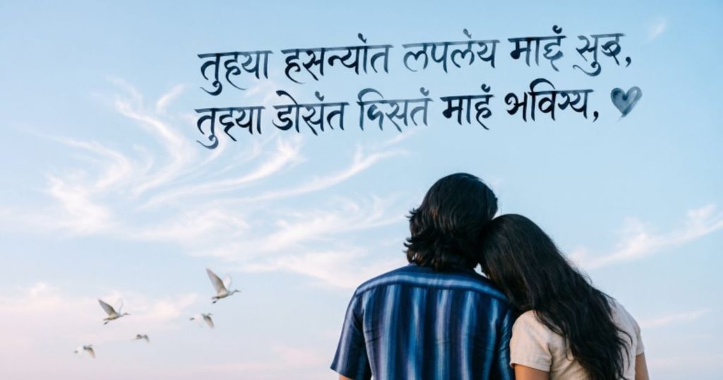 Romantic & Heart Touching Love Shayari in Marathi