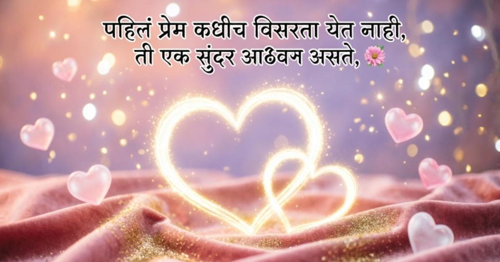 First Love Shayari in Marathi