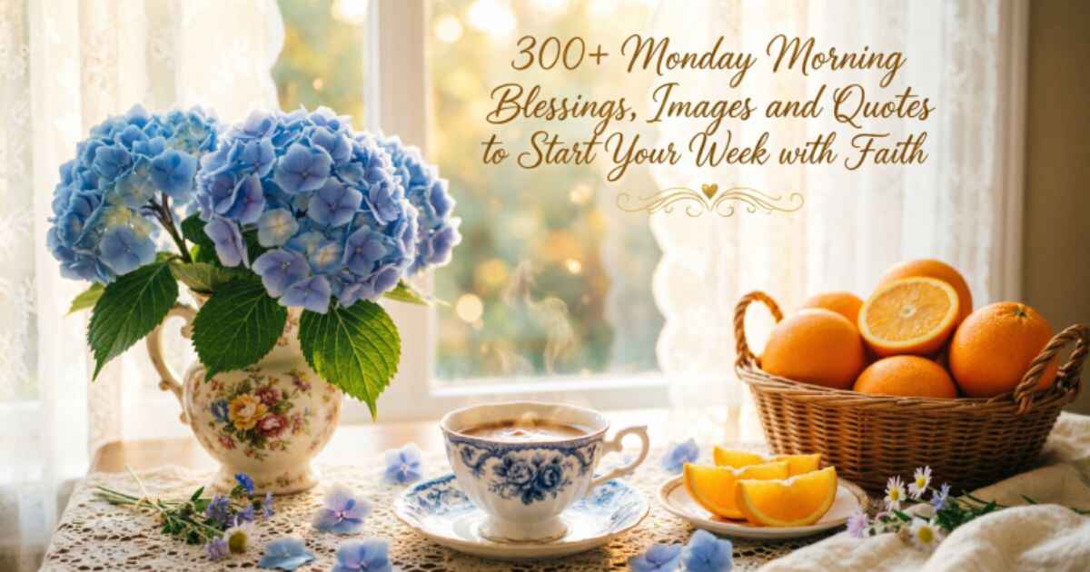 300+ Monday Morning Blessings, Images and Quotes to Start Your Week with Faith 