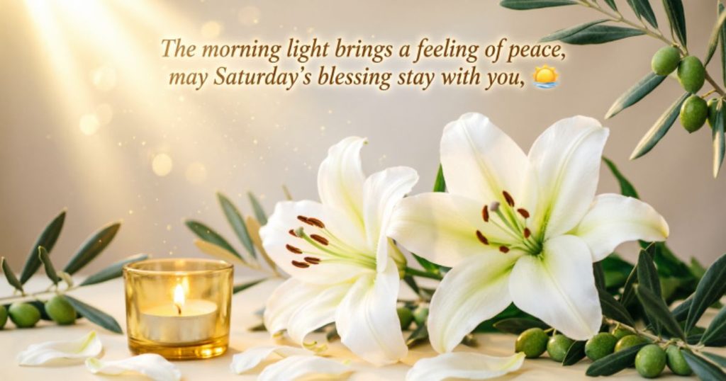 Good Morning Saturday Blessings to Start Your Day with Peace