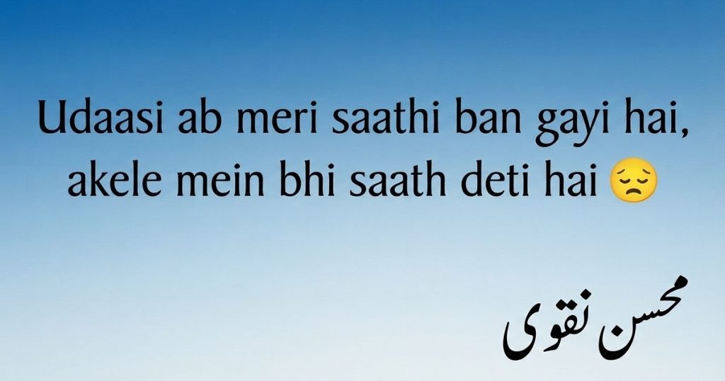 Mohsin Naqvi Sad Shayari