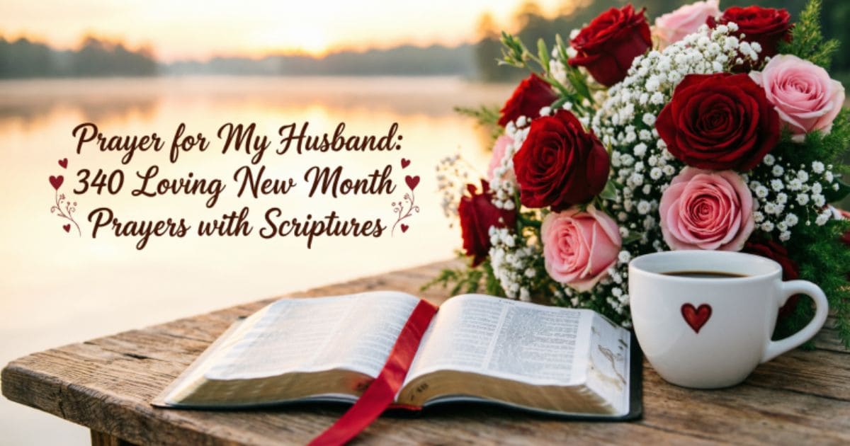 Prayer for My Husband: 340 Loving New Month Prayers with Scriptures