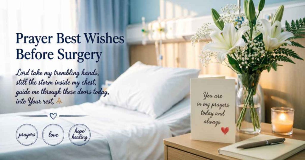 Short Prayer Before Surgery for Patients Going Into the Operating Room
