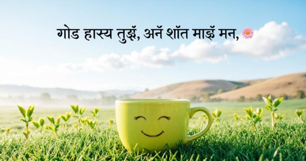 2 Line Smile Shayari in Marathi