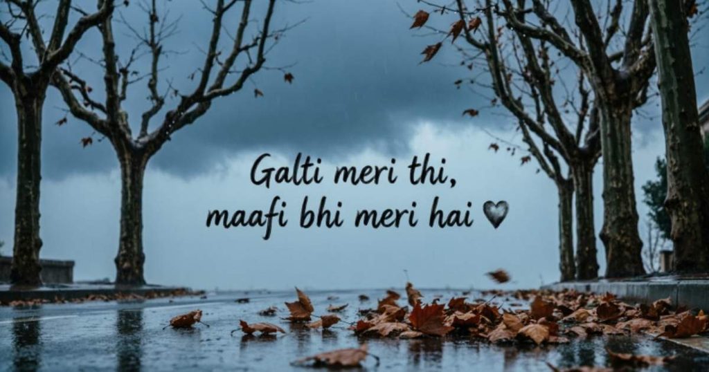2 Line Sorry Shayari