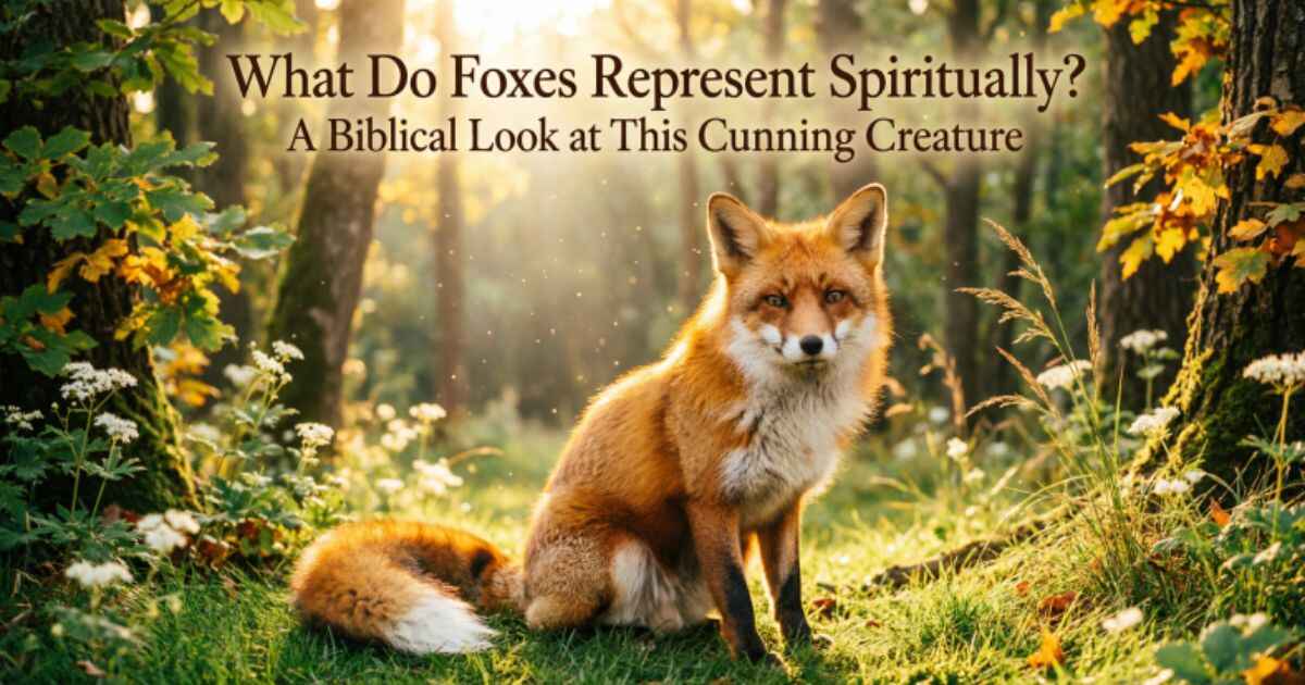 What Do Foxes Represent Spiritually? A Biblical Look at This Cunning Creature 