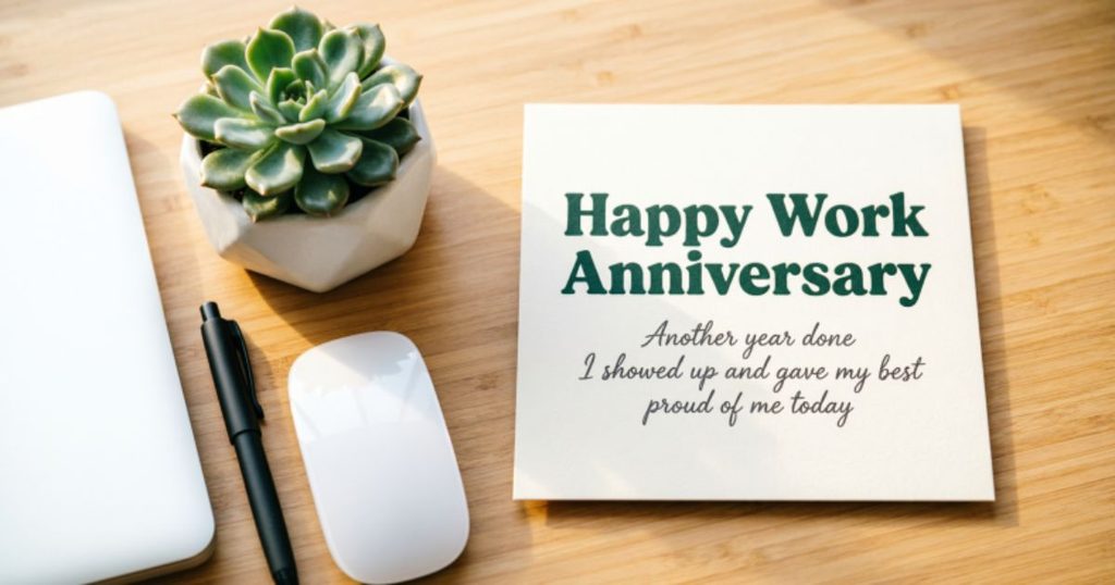 Short Work Anniversary Quotes For Myself